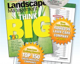 Lawn Care Division, Green Lawn Fertilizing ranked in top 150 Green Industry Companies
